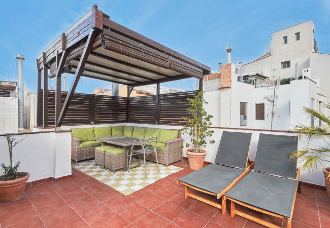 Holiday Penthouse To Rent In Malaga City With Rooftop Terrace